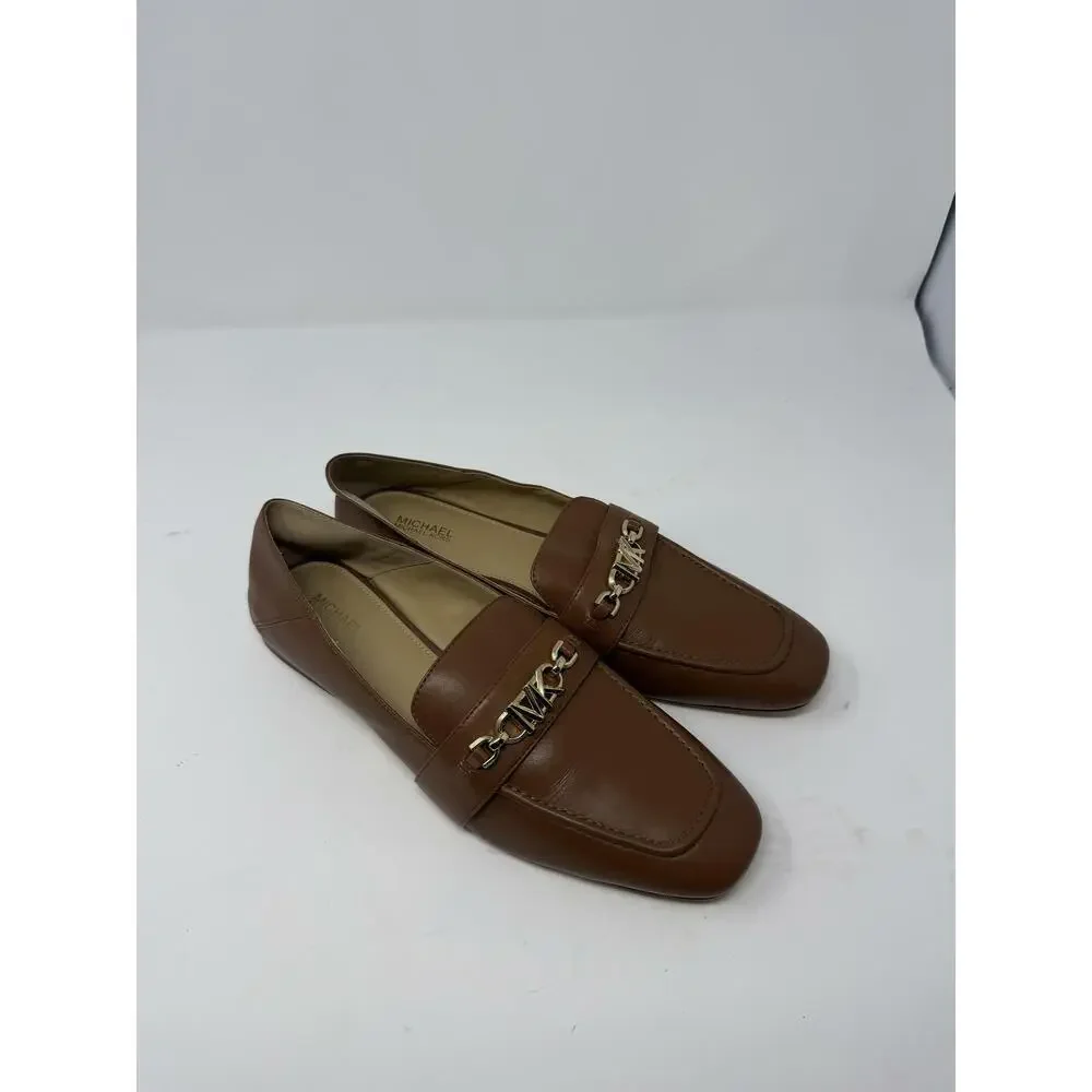 Michael Kors Women's Brown Tiffanie Loafer Luggage 9.5 M